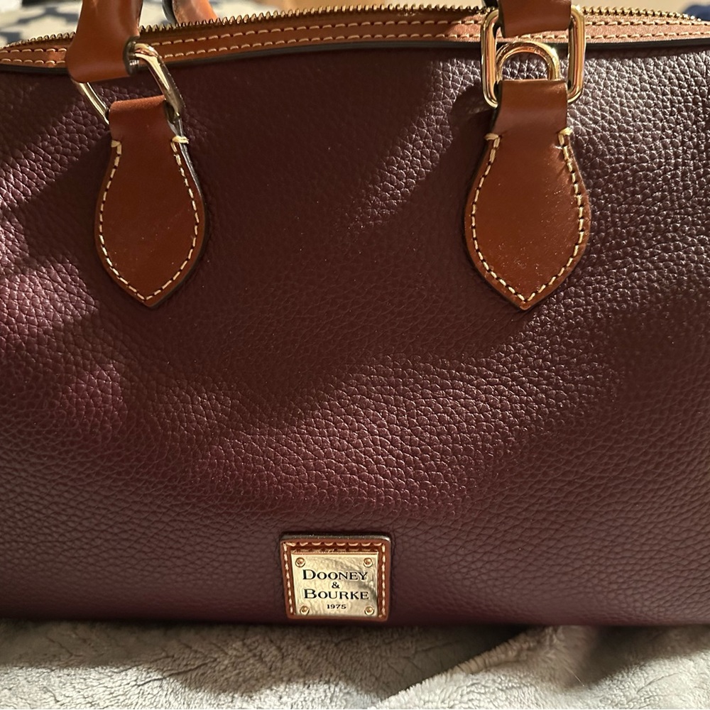 Dooney & Bourke Pebble Grain Barrel Satchel